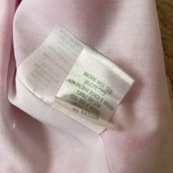 LILLY PULITZER Girls Pink Dress Lace Trim Sweetheart Neckline 14 - Picture 13 of 13